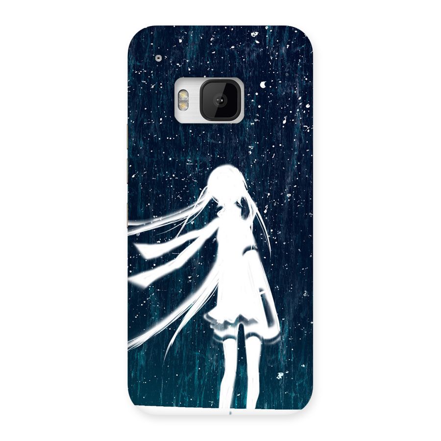 Rain White Girl Back Case for HTC One M9