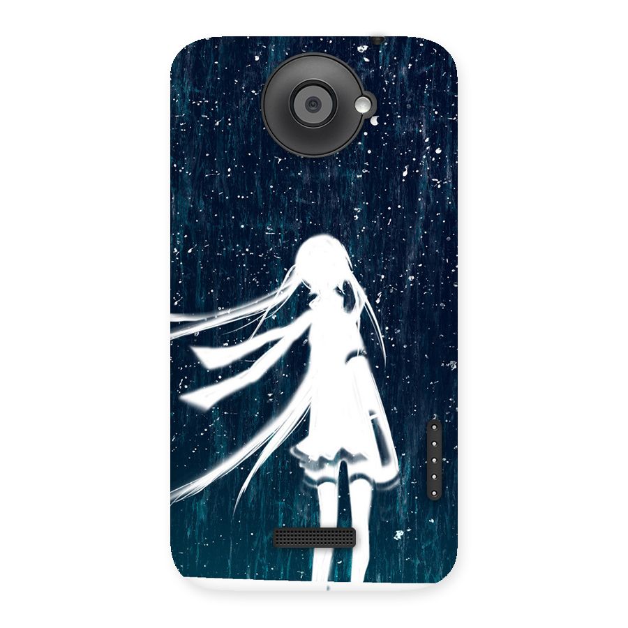 Rain White Girl Back Case for HTC One X