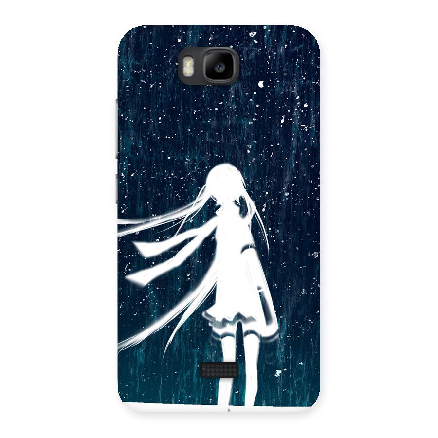 Rain White Girl Back Case for Honor Bee