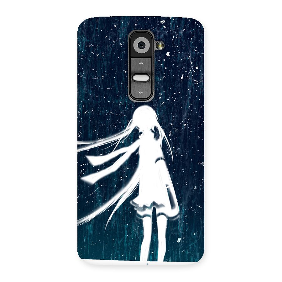 Rain White Girl Back Case for LG G2