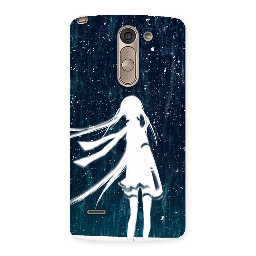 Rain White Girl Back Case for LG G3 Stylus