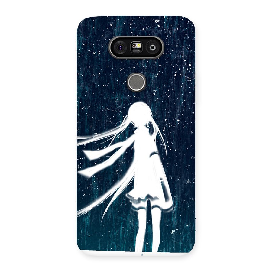 Rain White Girl Back Case for LG G5