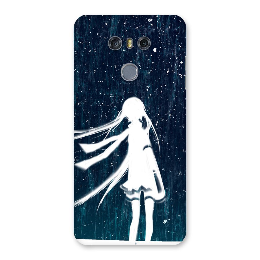 Rain White Girl Back Case for LG G6
