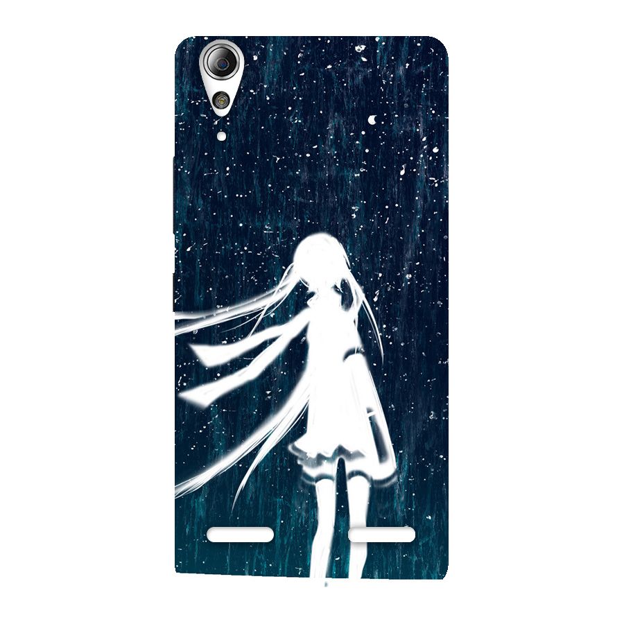 Rain White Girl Back Case for Lenovo A6000