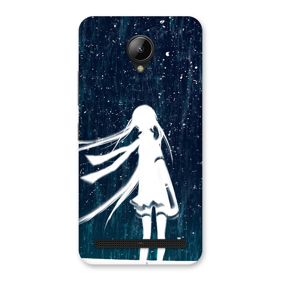 Rain White Girl Back Case for Lenovo C2