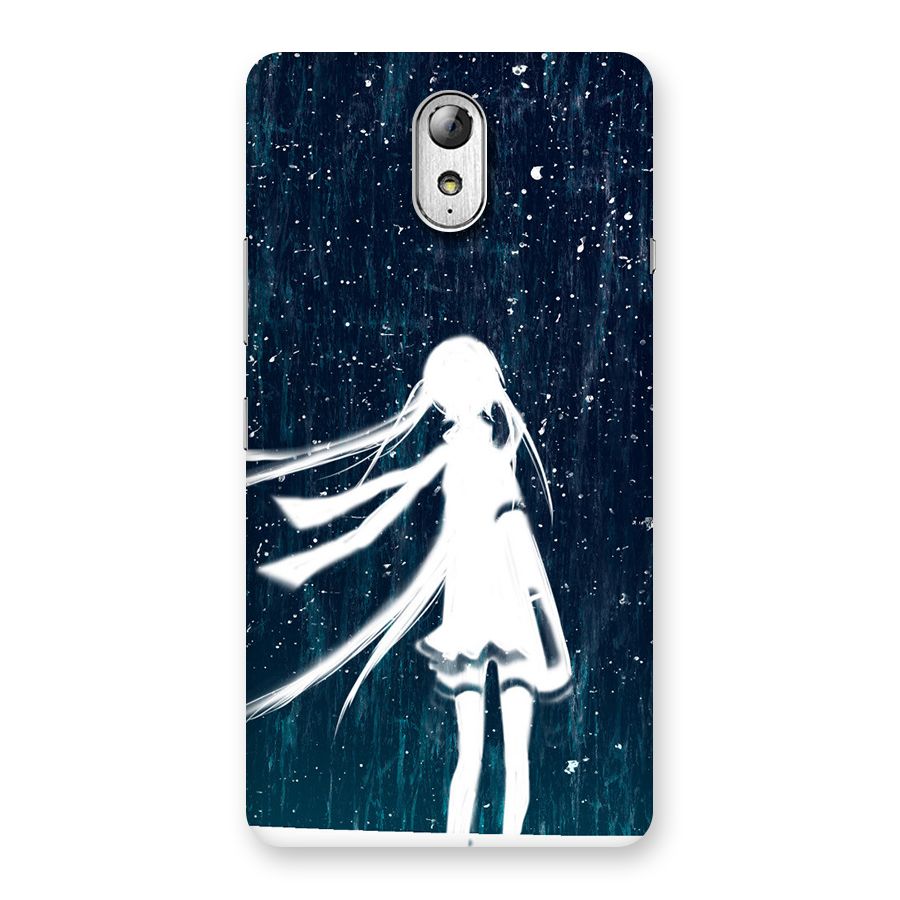 Rain White Girl Back Case for Lenovo Vibe P1M
