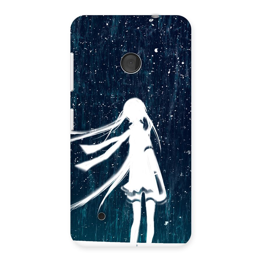 Rain White Girl Back Case for Lumia 530