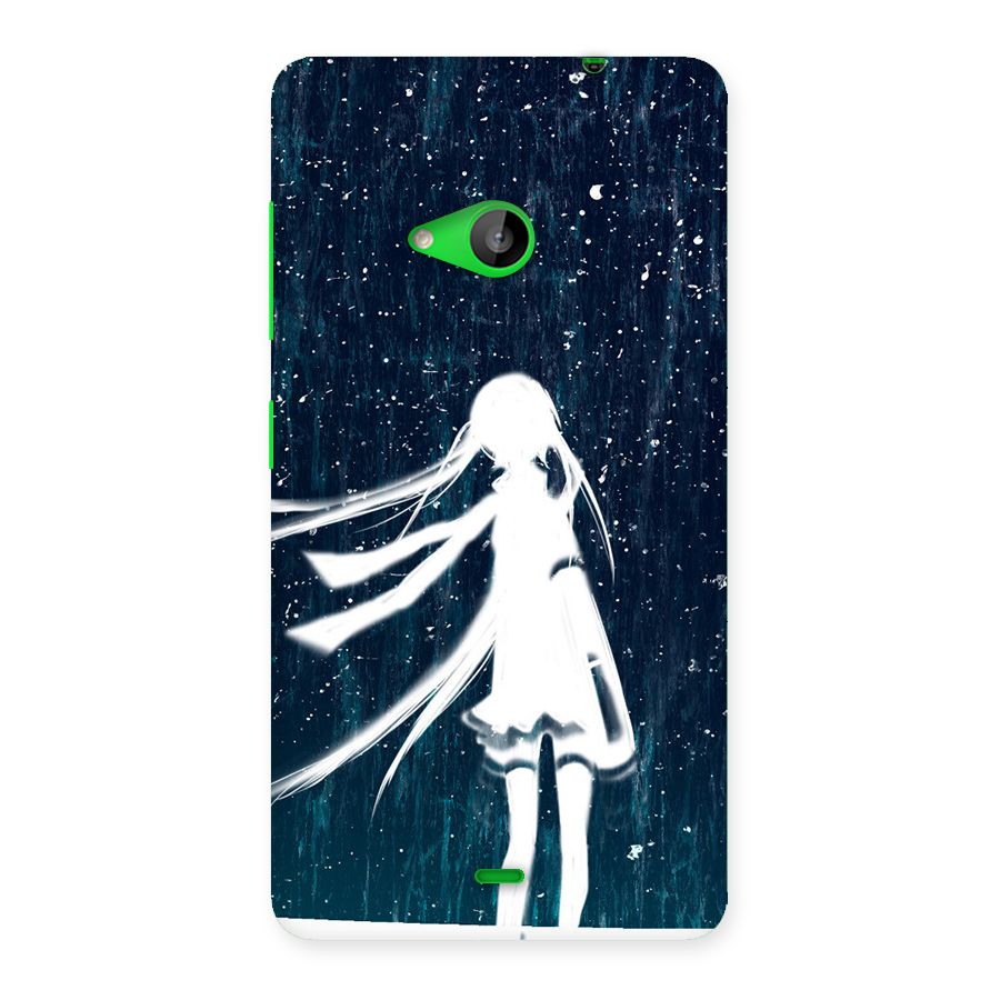 Rain White Girl Back Case for Lumia 535