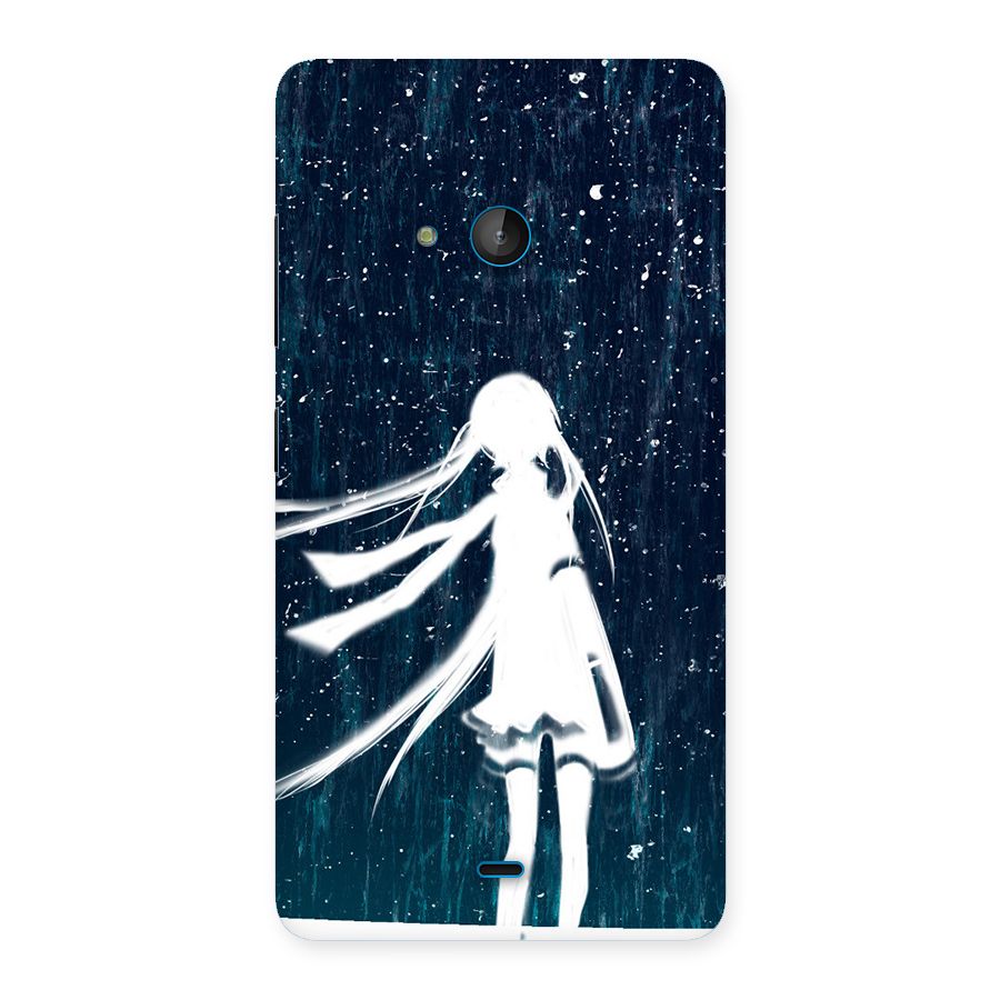 Rain White Girl Back Case for Lumia 540