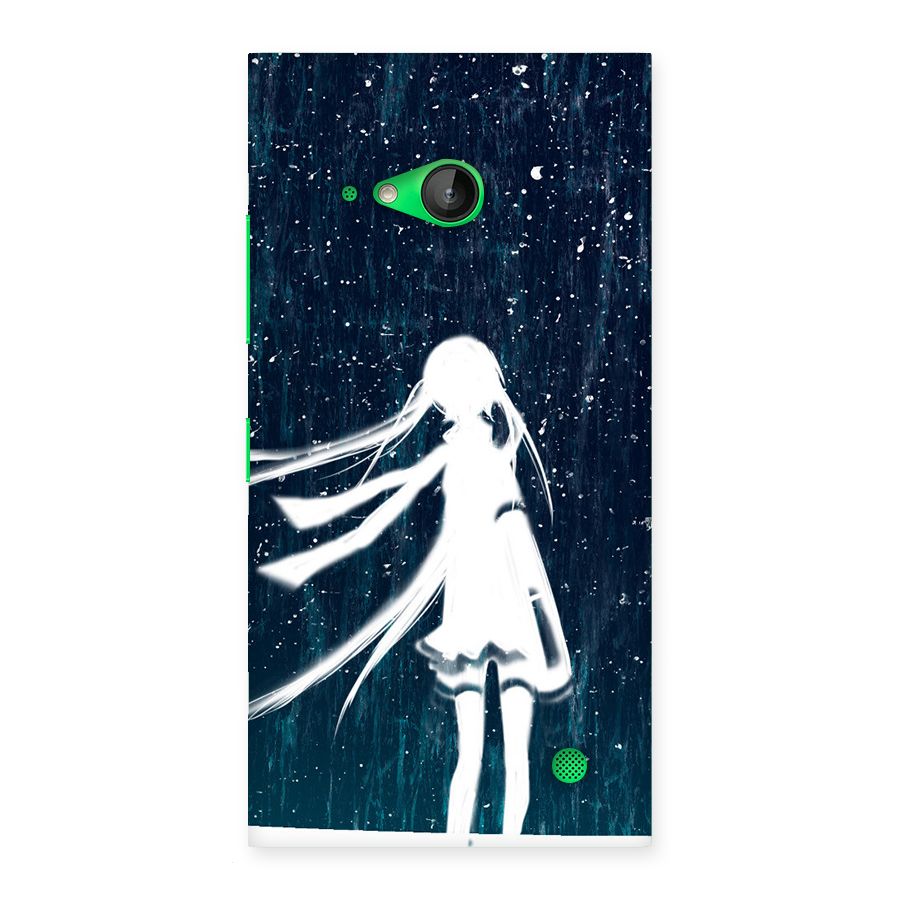 Rain White Girl Back Case for Lumia 730
