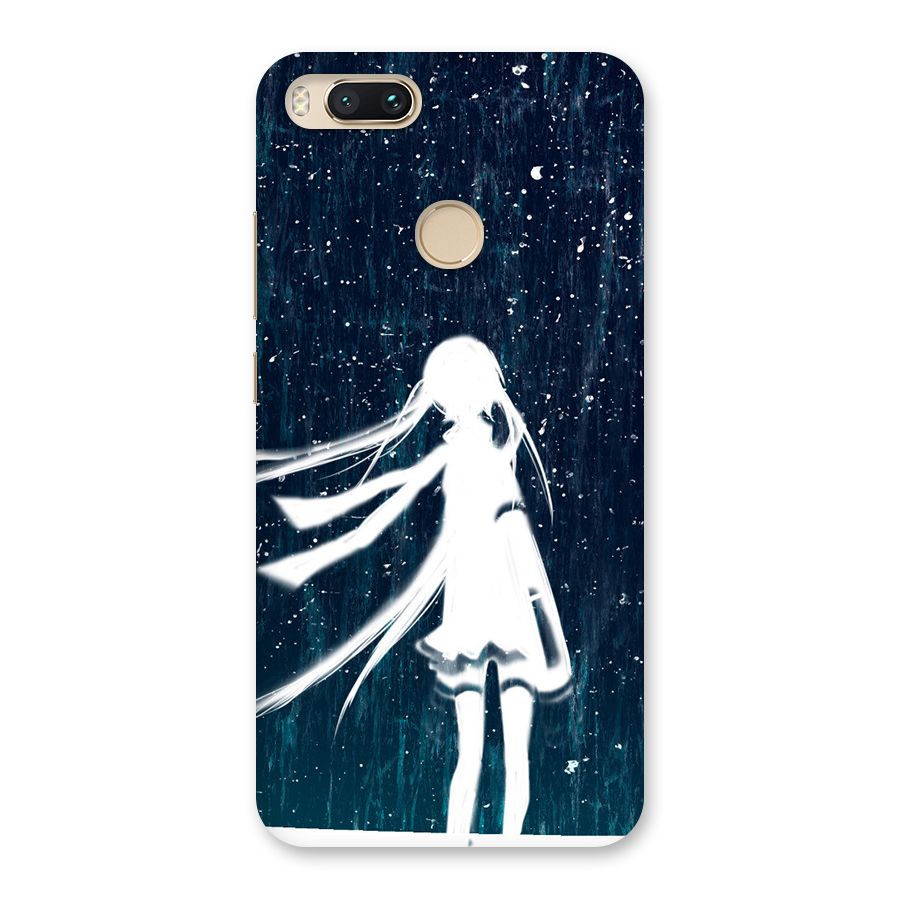 Rain White Girl Back Case for Mi A1