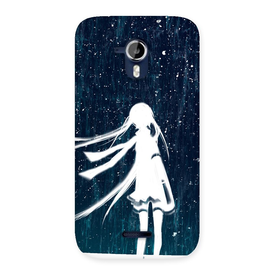 Rain White Girl Back Case for Micromax Canvas Magnus A117