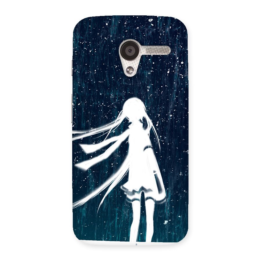 Rain White Girl Back Case for Moto X