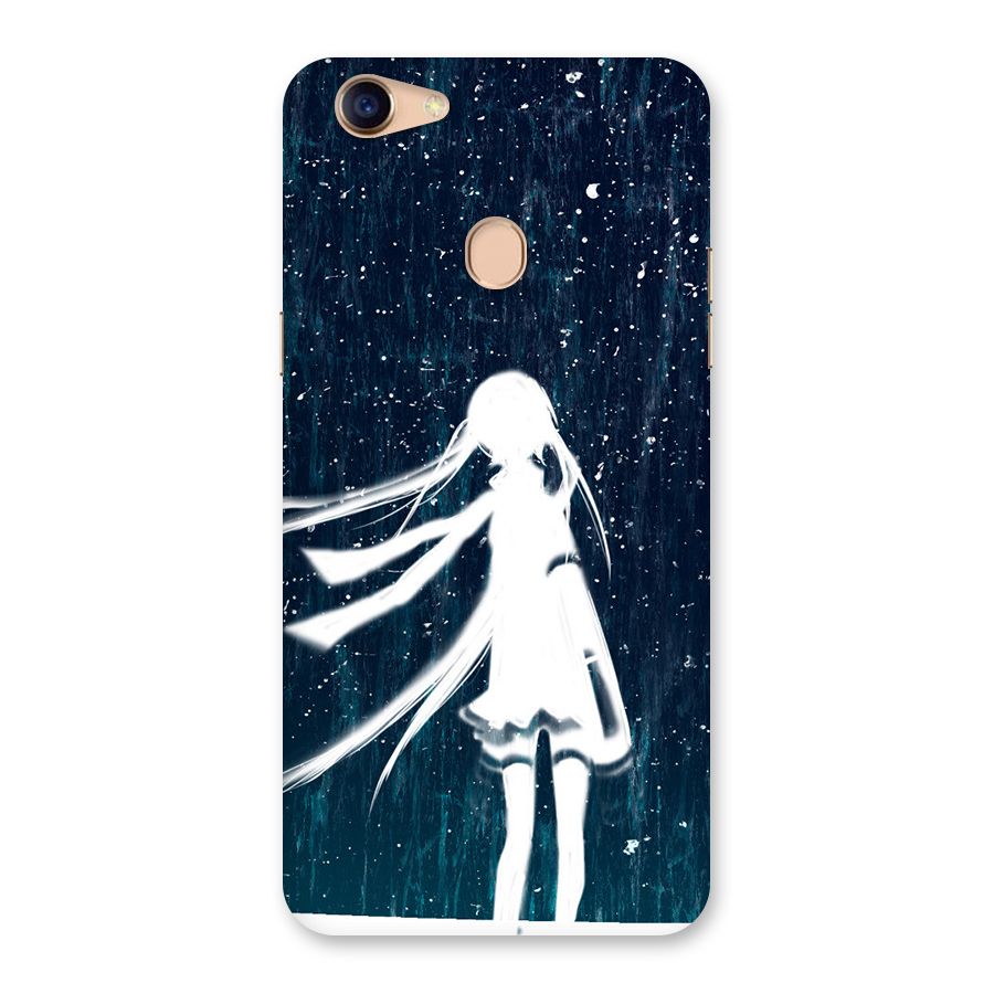 Rain White Girl Back Case for Oppo F5