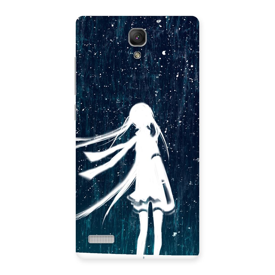 Rain White Girl Back Case for Redmi Note Prime