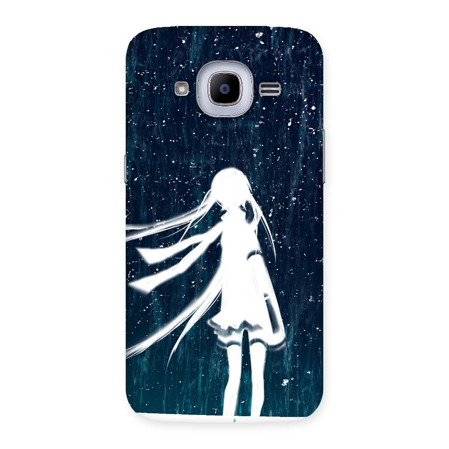 Rain White Girl Back Case for Samsung Galaxy J2 2016