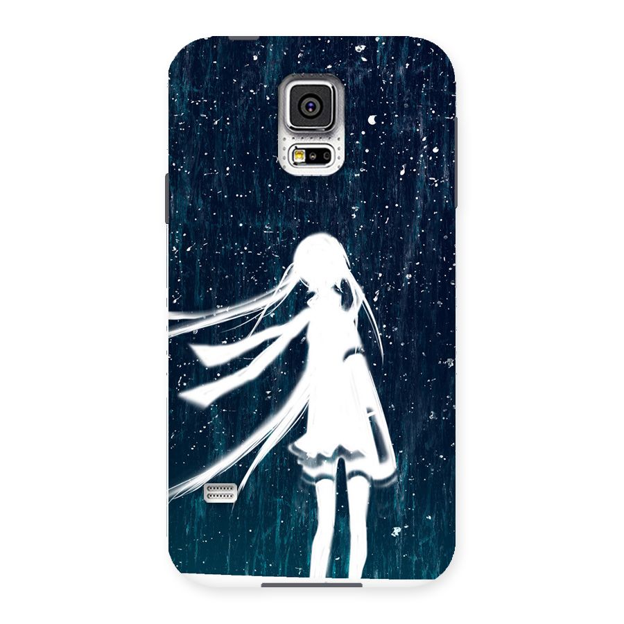 Rain White Girl Back Case for Samsung Galaxy S5