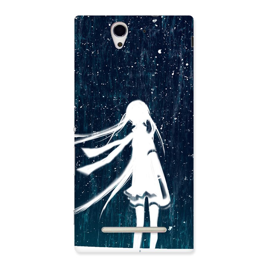 Rain White Girl Back Case for Sony Xperia C3