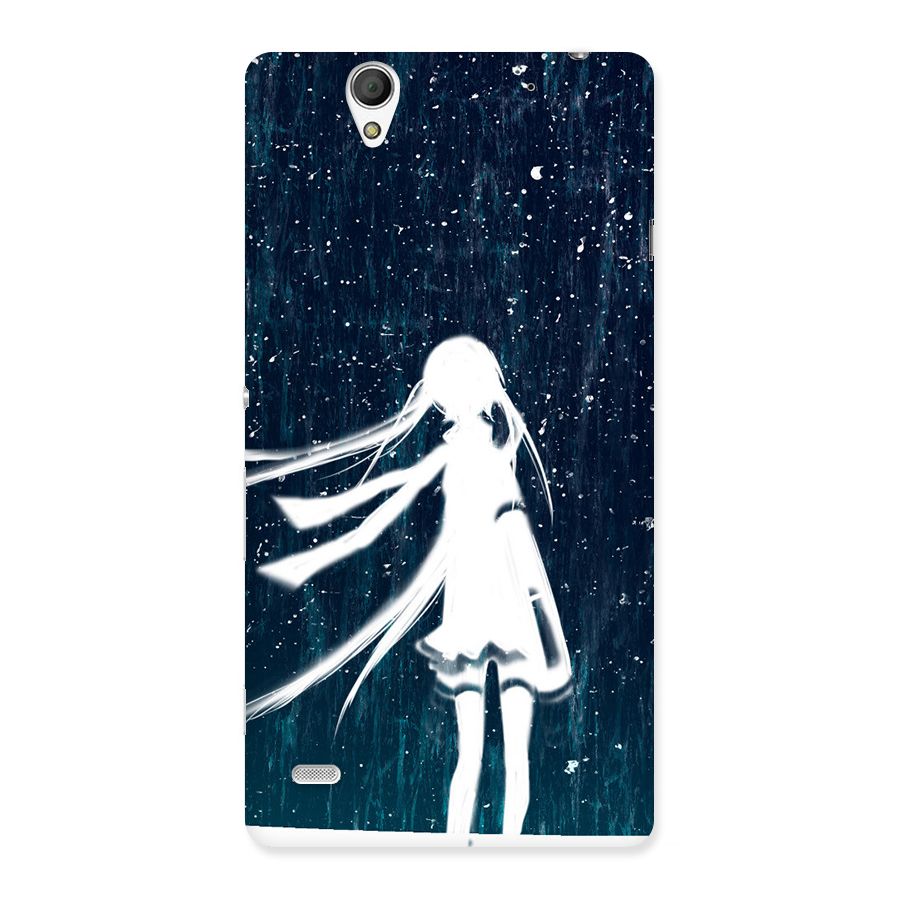 Rain White Girl Back Case for Sony Xperia C4