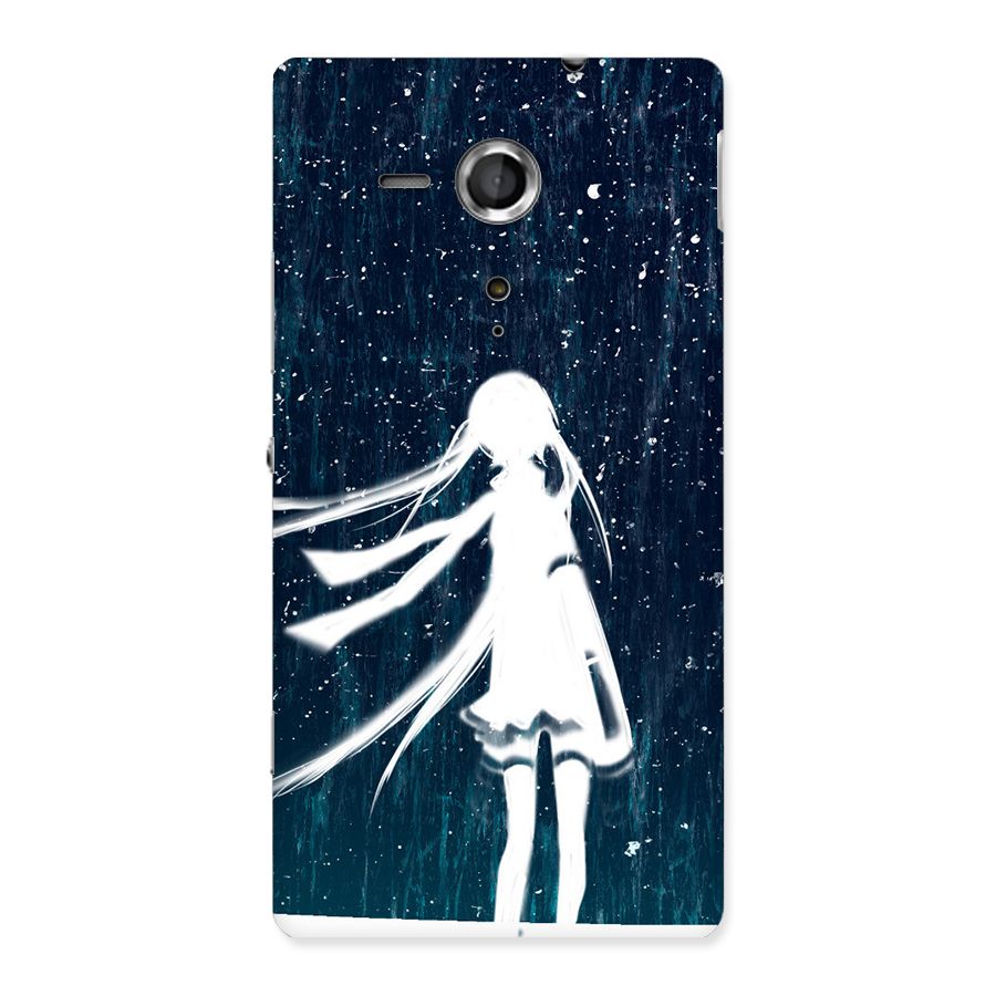 Rain White Girl Back Case for Sony Xperia SP