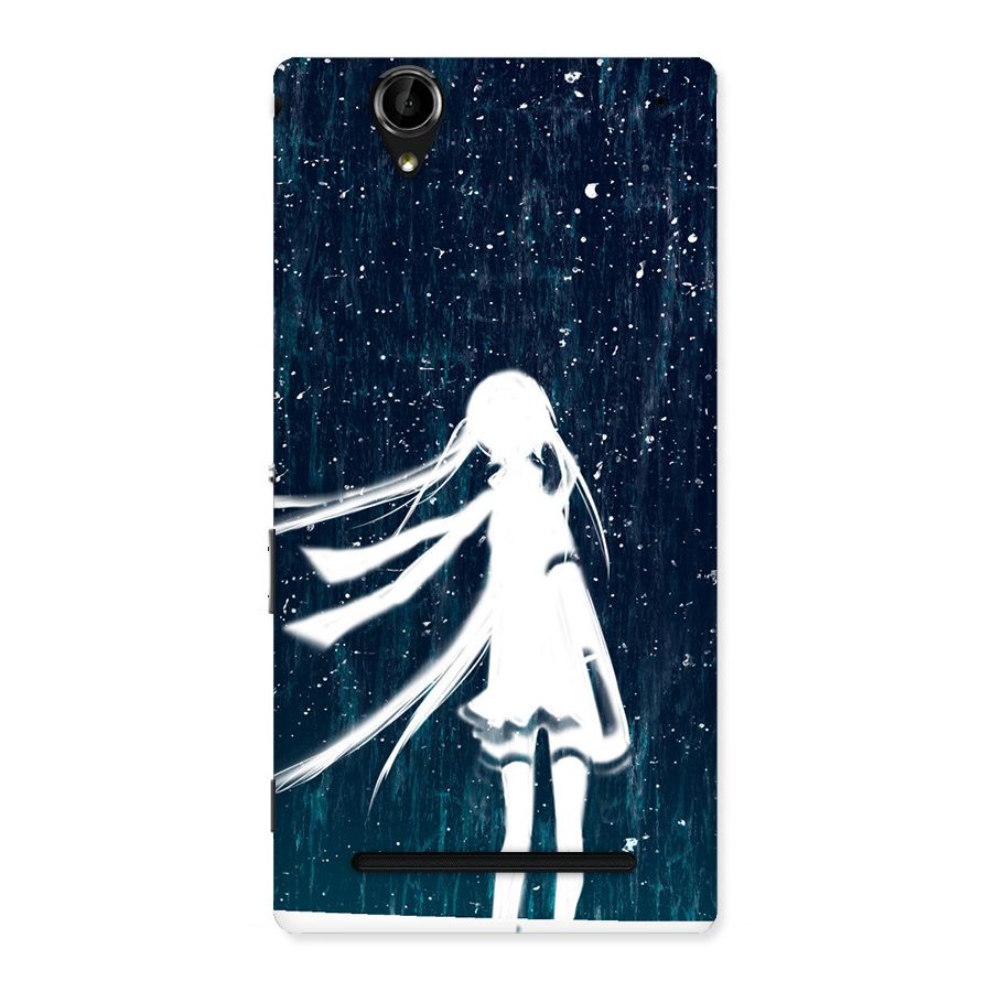 Rain White Girl Back Case for Sony Xperia T2