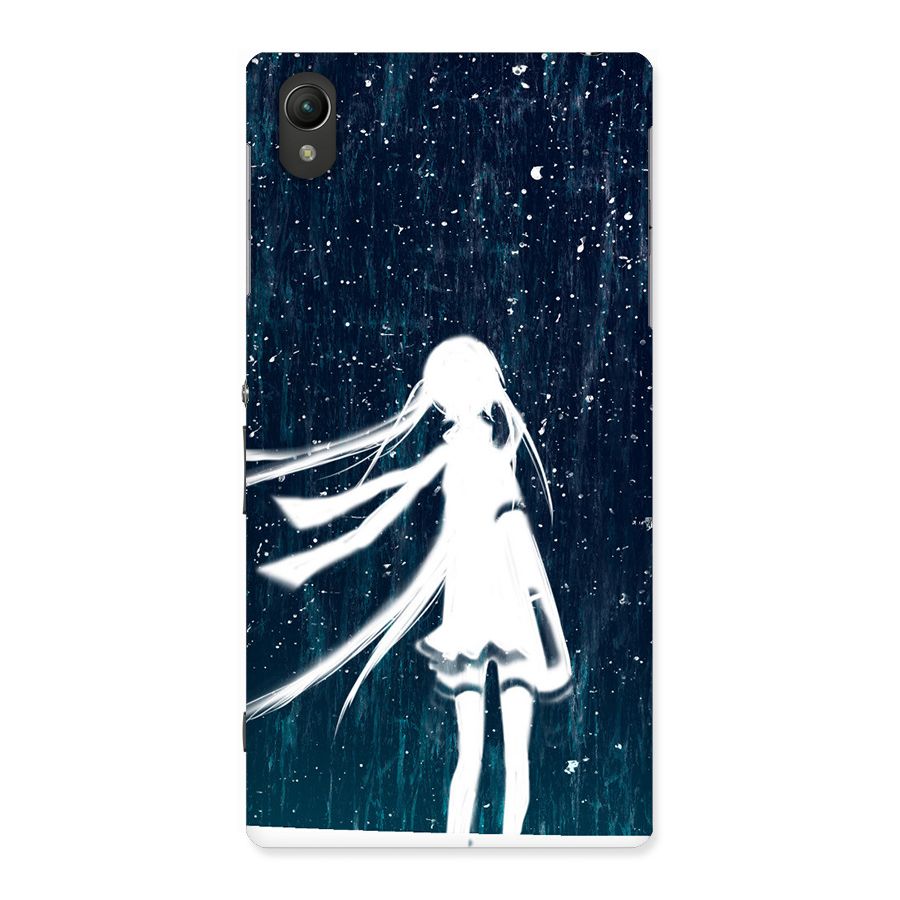Rain White Girl Back Case for Sony Xperia Z1