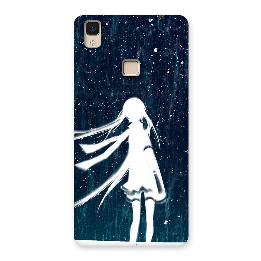 Rain White Girl Back Case for V3 Max