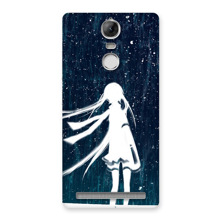 Rain White Girl Back Case for Vibe K5 Note