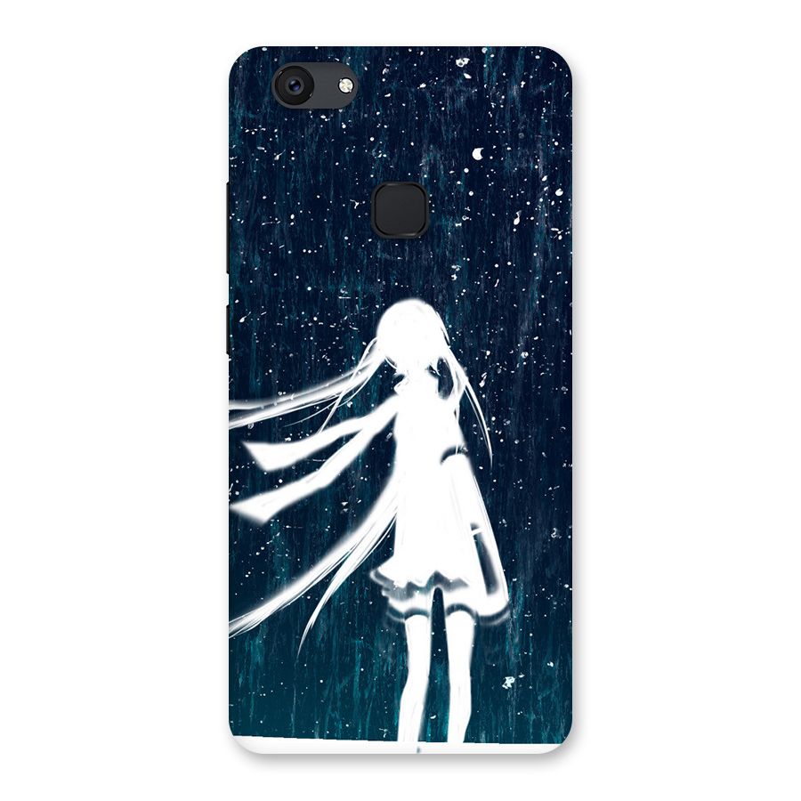 Rain White Girl Back Case for Vivo V7 Plus
