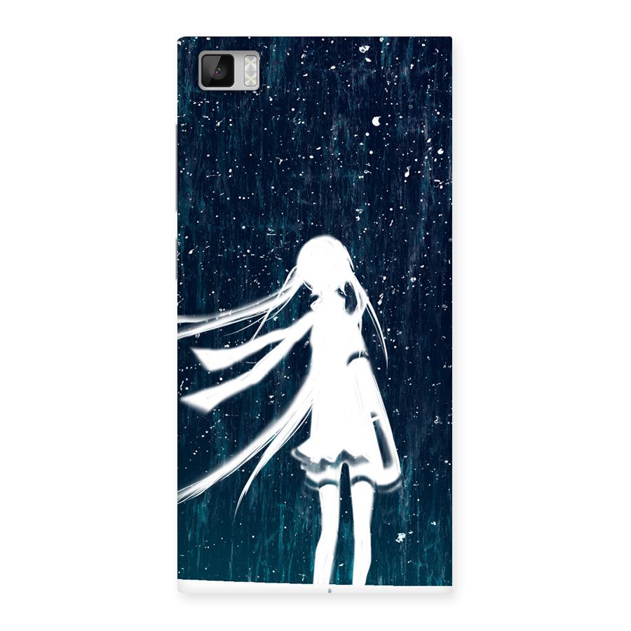 Rain White Girl Back Case for Xiaomi Mi3