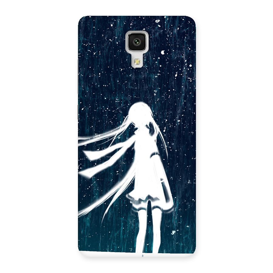 Rain White Girl Back Case for Xiaomi Mi 4
