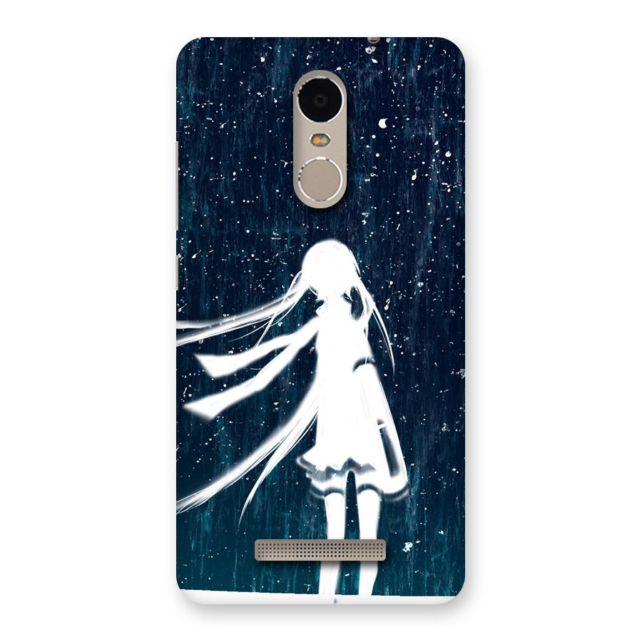 Rain White Girl Back Case for Xiaomi Redmi Note 3