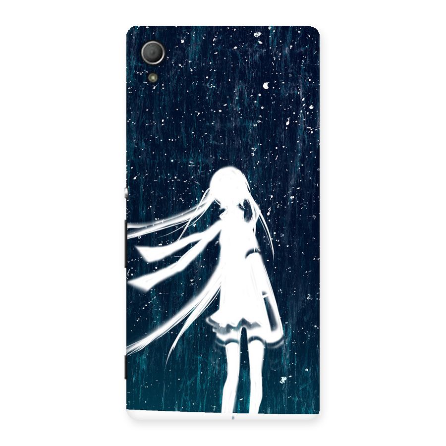 Rain White Girl Back Case for Xperia Z3 Plus