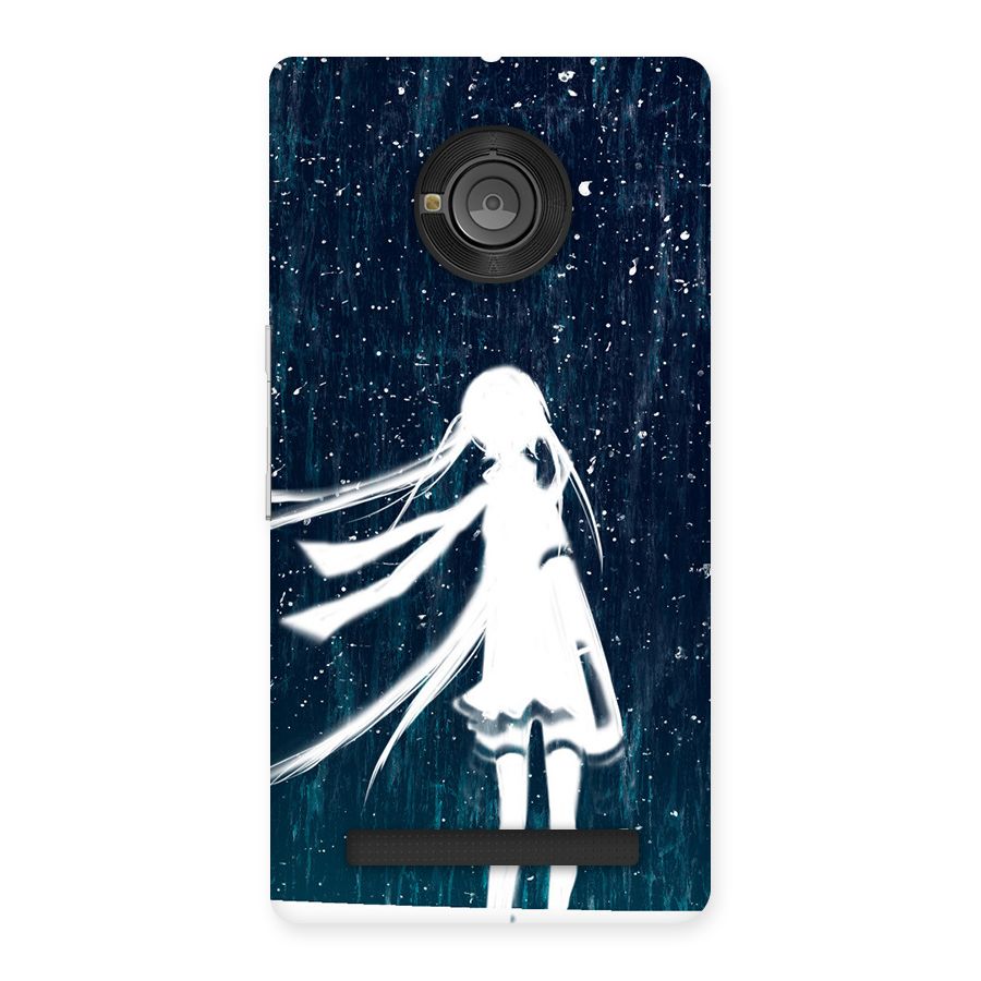 Rain White Girl Back Case for Yu Yunique