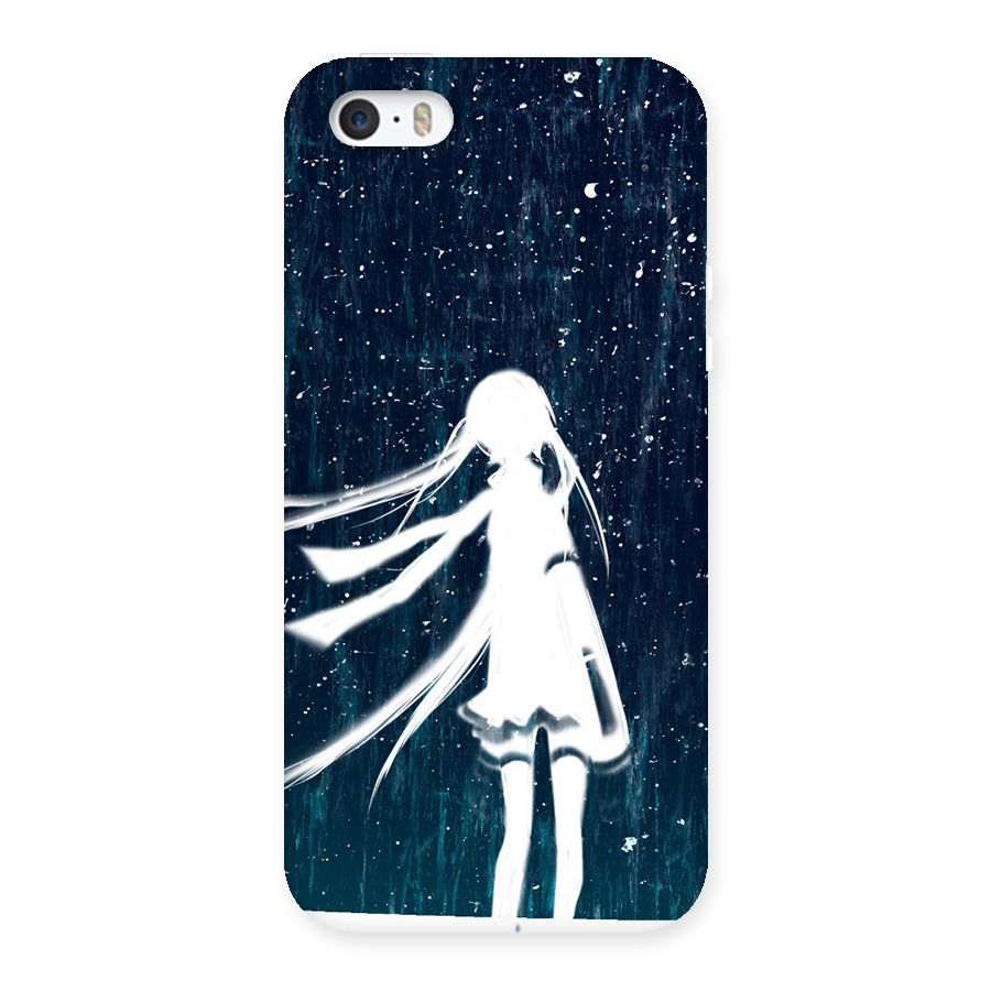 Rain White Girl Back Case for iPhone 5 5S