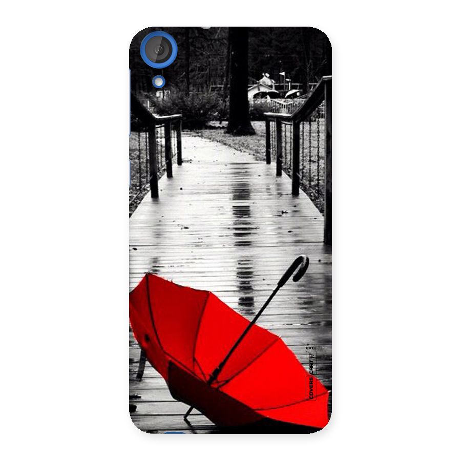 Rainy Red Umbrella Back Case for HTC Desire 820