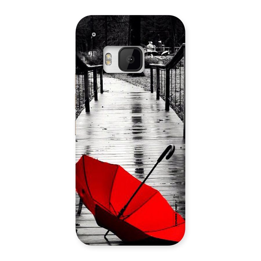 Rainy Red Umbrella Back Case for HTC One M9
