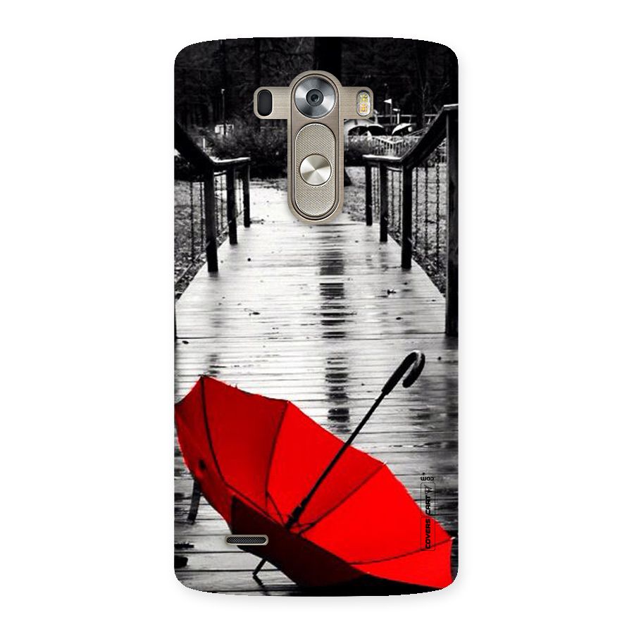 Rainy Red Umbrella Back Case for LG G3