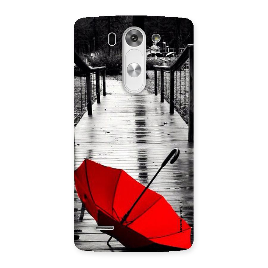 Rainy Red Umbrella Back Case for LG G3 Beat
