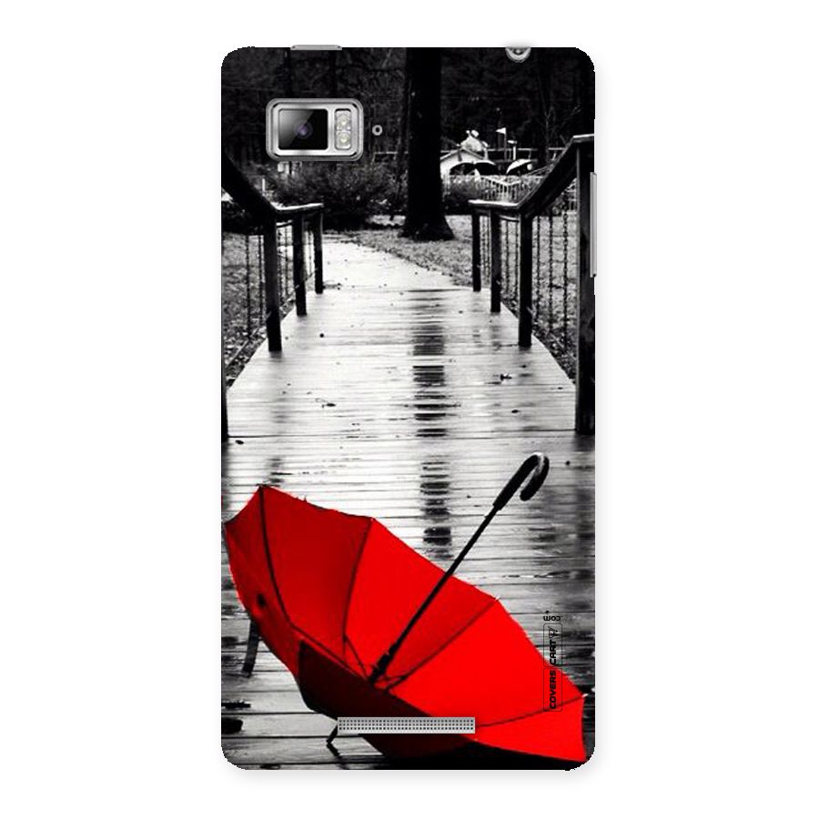 Rainy Red Umbrella Back Case for Lenovo Vibe Z K910