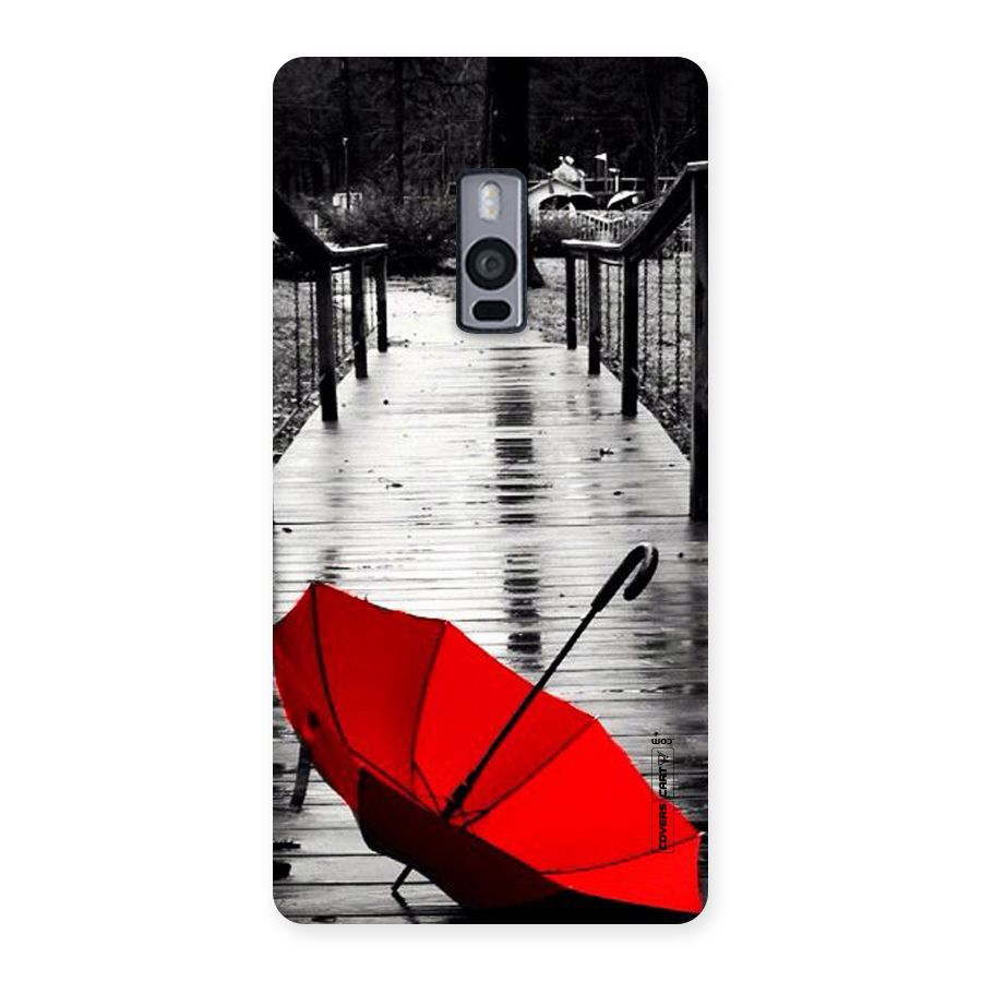 Rainy Red Umbrella Back Case for OnePlus Two