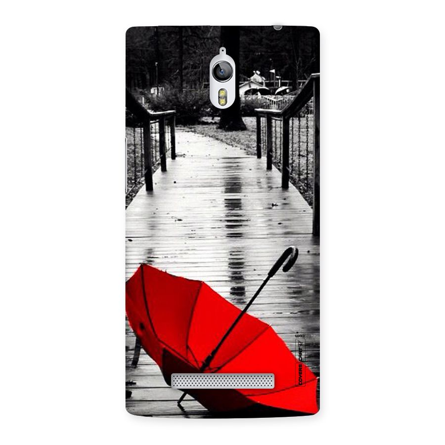 Rainy Red Umbrella Back Case for Oppo Find 7