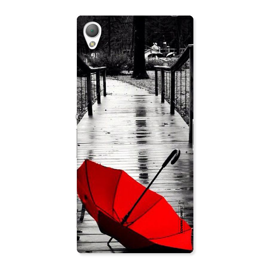 Rainy Red Umbrella Back Case for Sony Xperia Z3