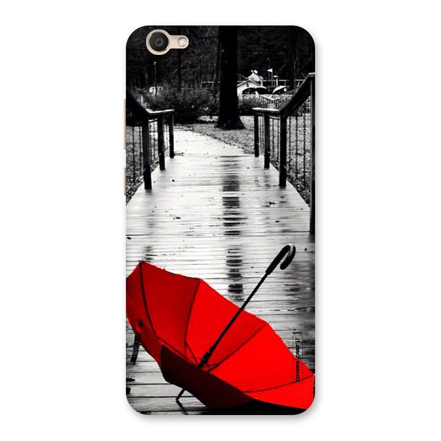 Rainy Red Umbrella Back Case for Vivo V5