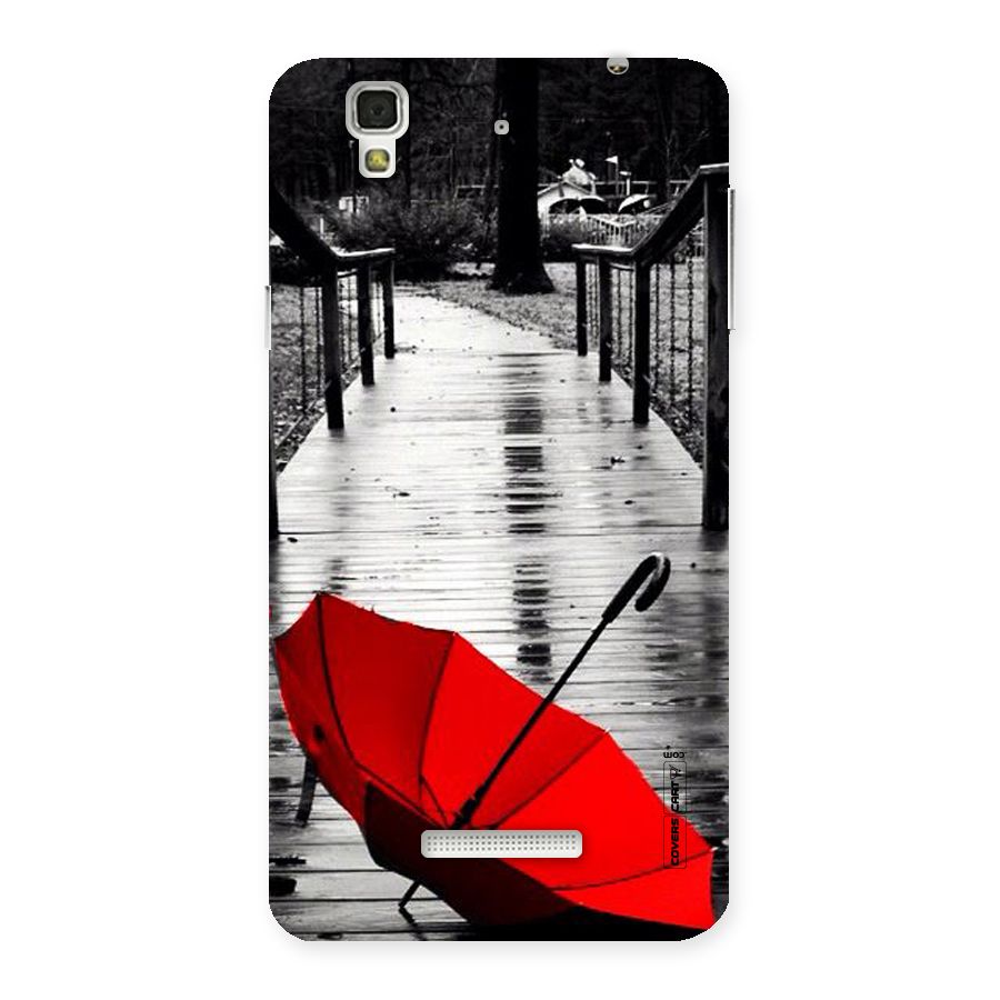 Rainy Red Umbrella Back Case for YU Yureka Plus