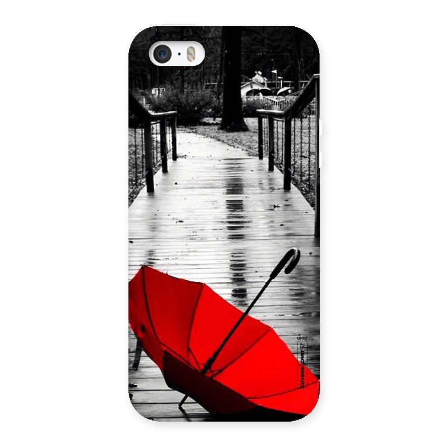 Rainy Red Umbrella Back Case for iPhone 5 5S