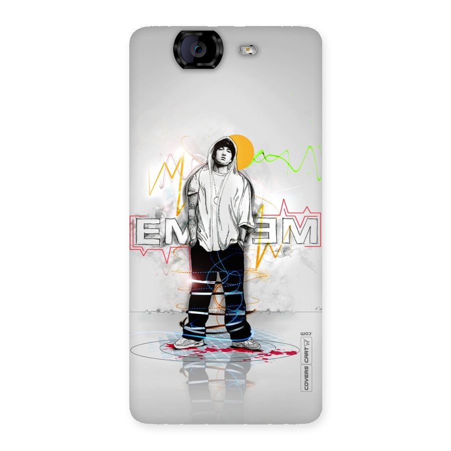 Rap King Eminem Back Case for Canvas Knight A350