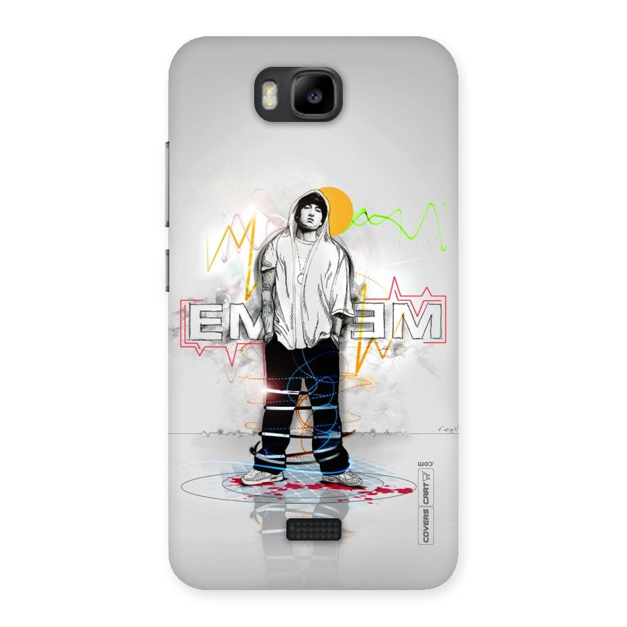 Rap King Eminem Back Case for Honor Bee