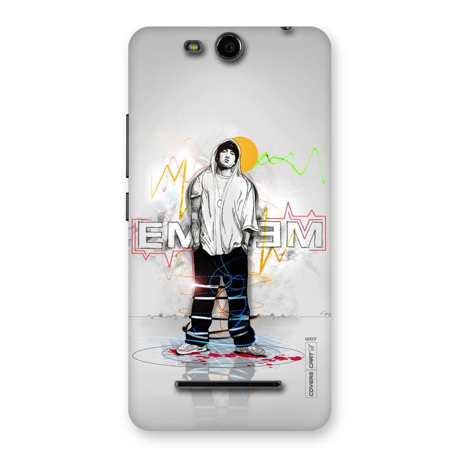 Rap King Eminem Back Case for Micromax Canvas Juice 3 Q392