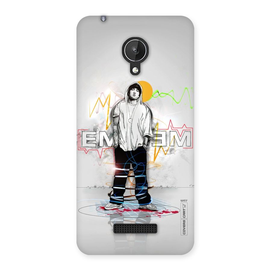 Rap King Eminem Back Case for Micromax Canvas Spark Q380